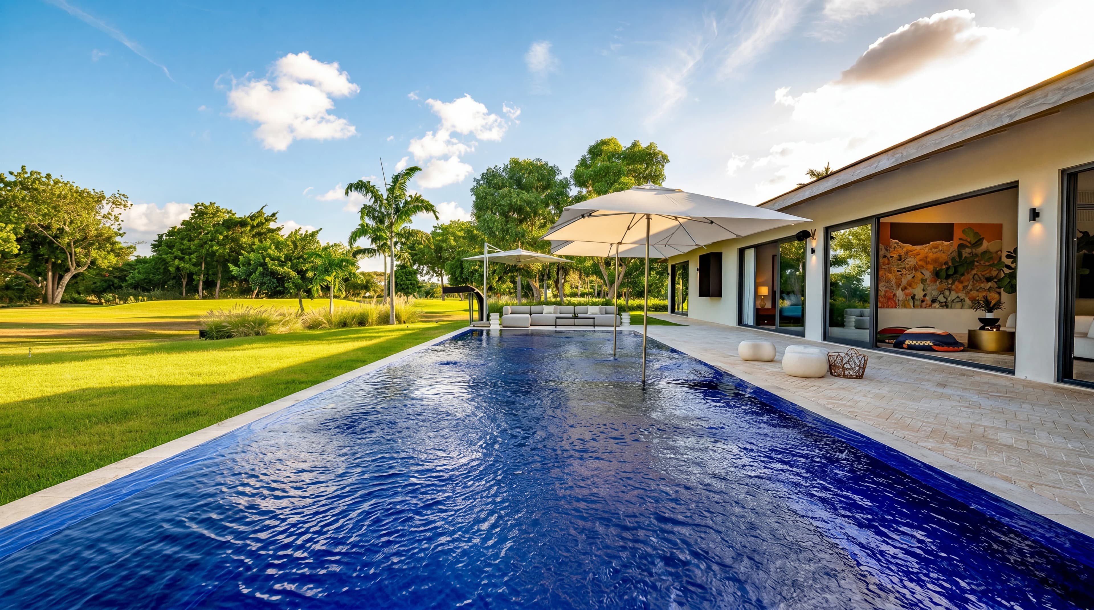 Cerezas Villa in Casa de Campo - hero pool and house