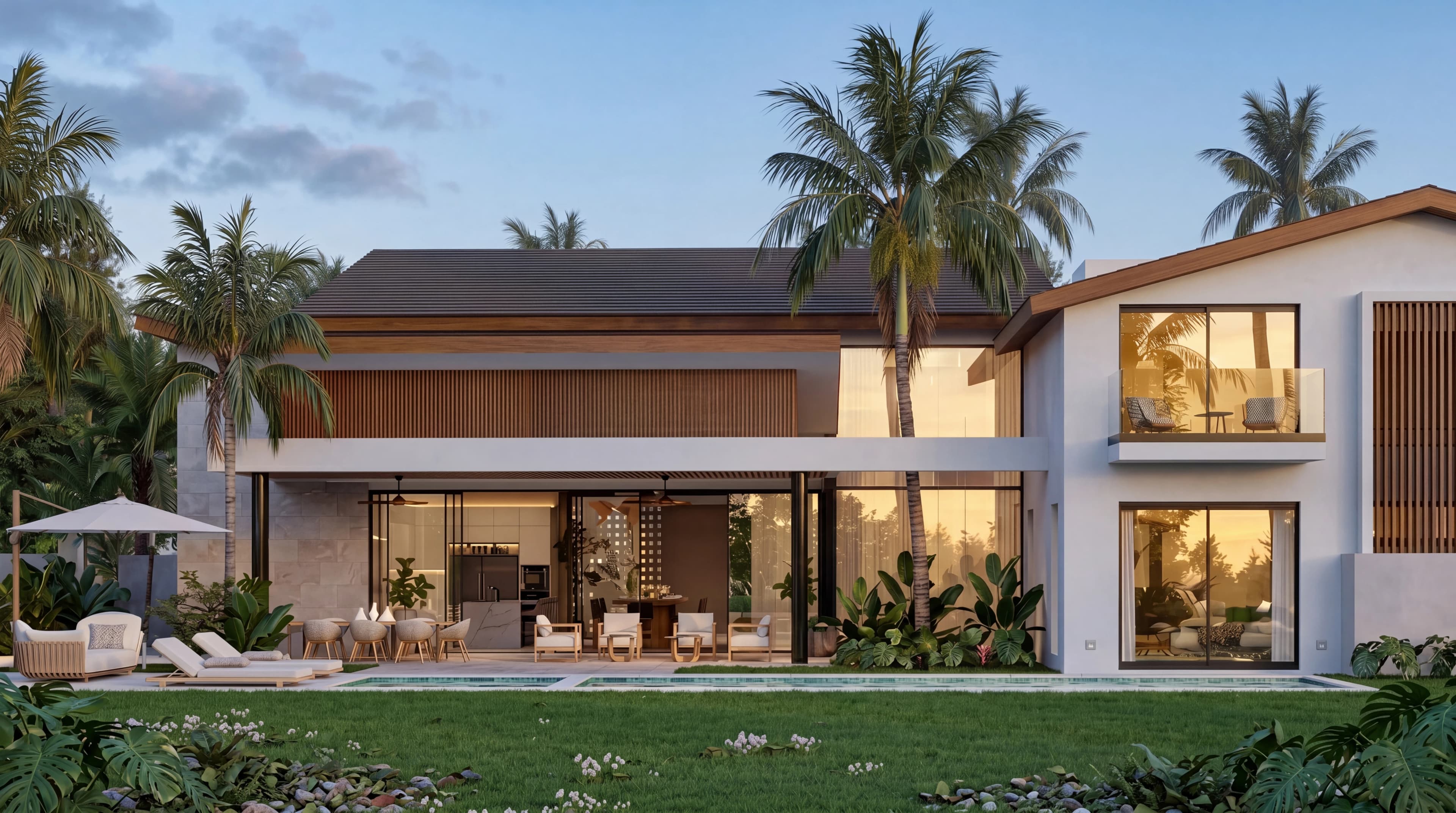 Contemporary villa in El Bosque interior and exterior photography