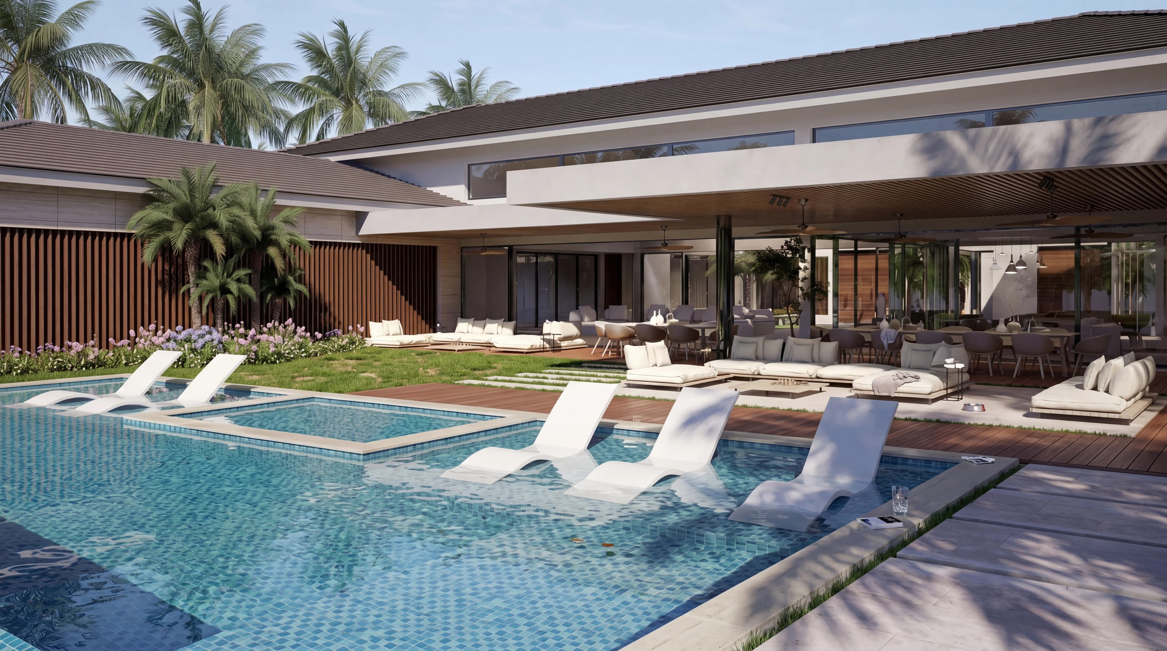 Contemporary villa in Barranca interior and exterior photography