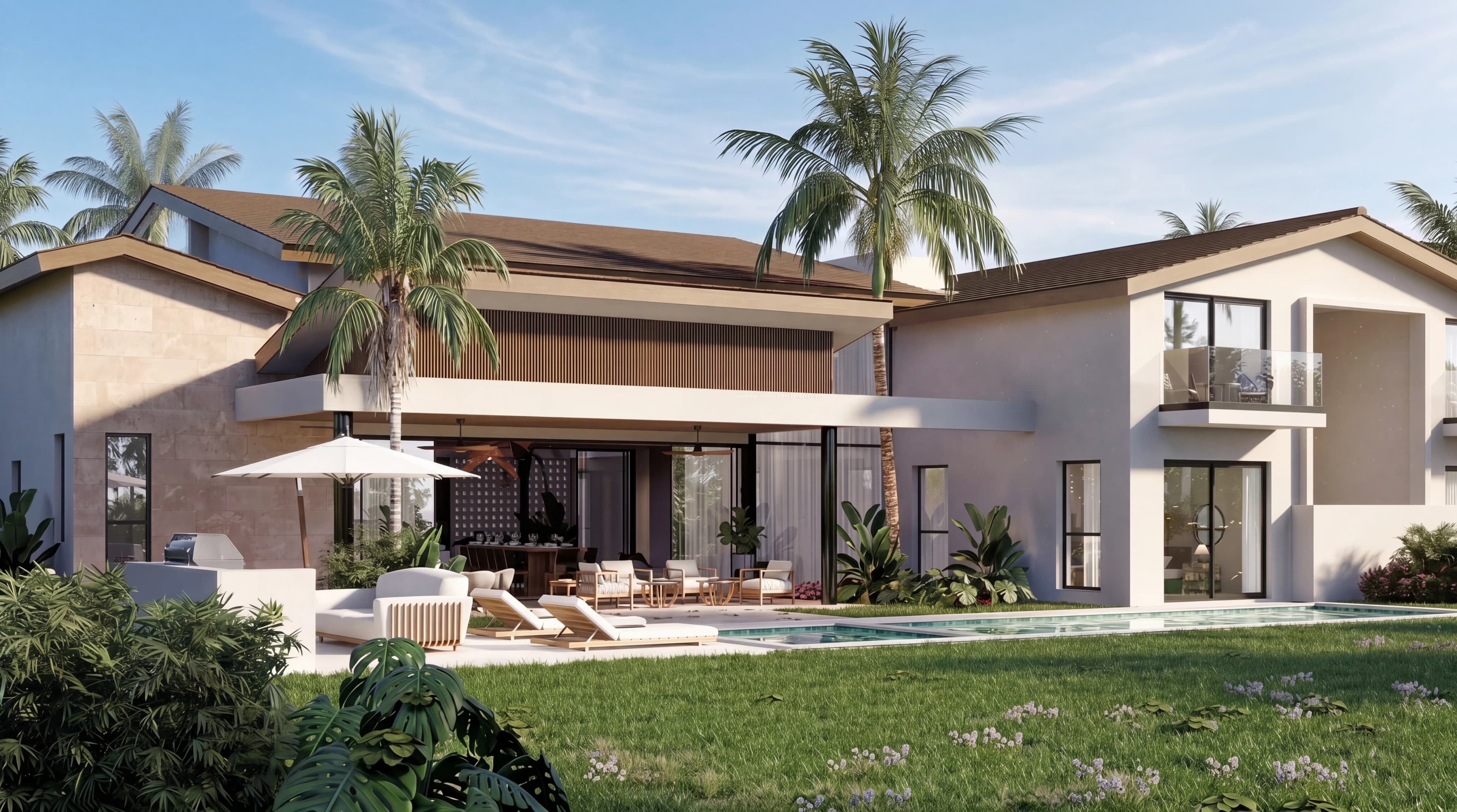 Contemporary villa in El Bosque interior and exterior photography