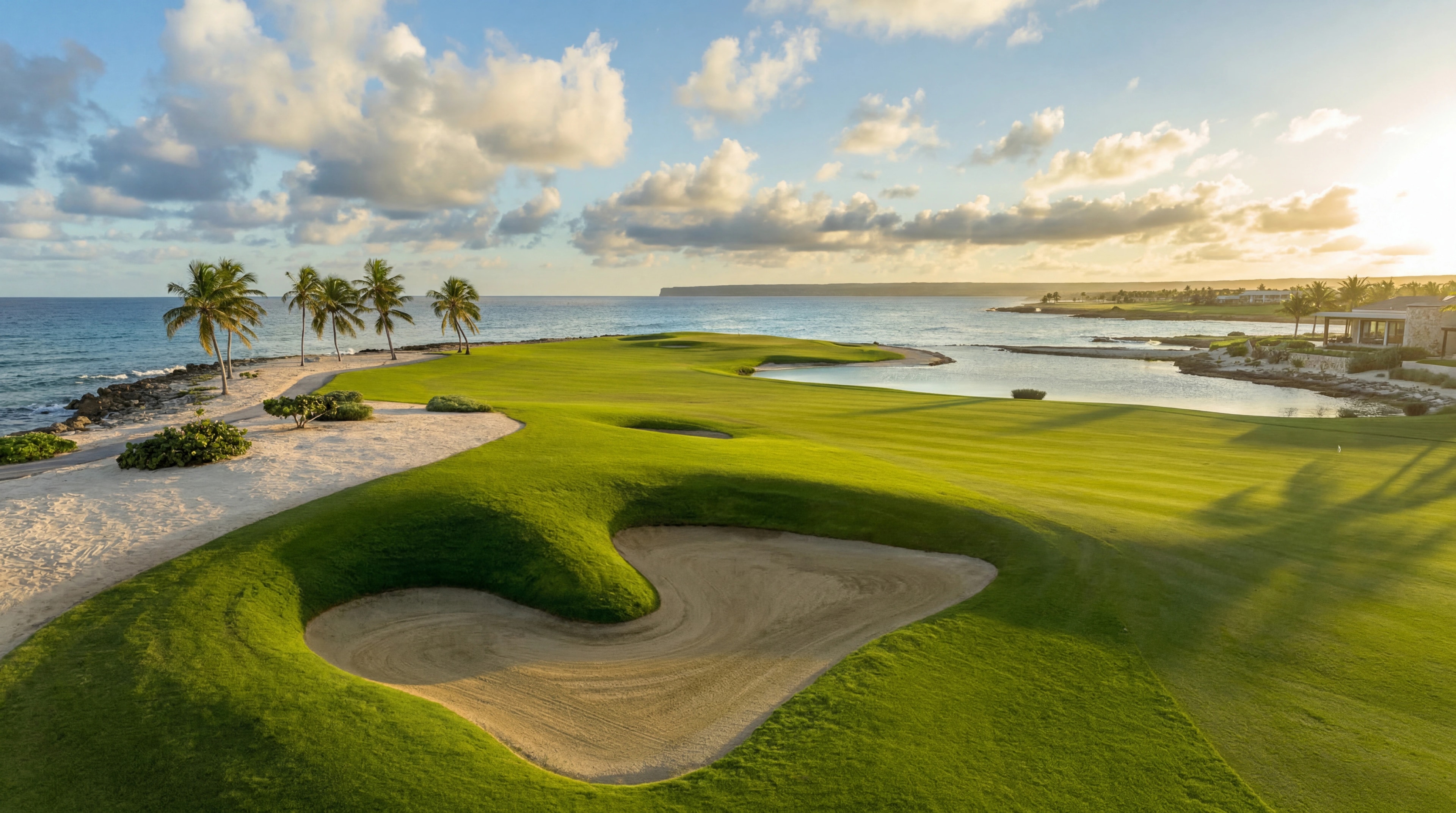 Turquoise coastline and waterfront setting associated with Cap Cana